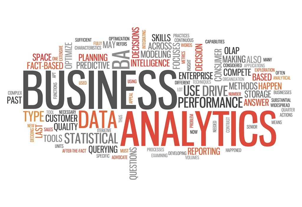 business analytics word cloud